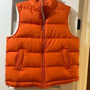 Theory Women’s Bright Orange Puffer Vest